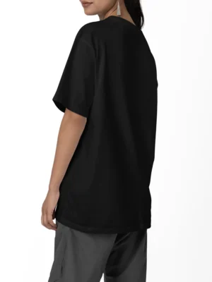 black oversized t shirt