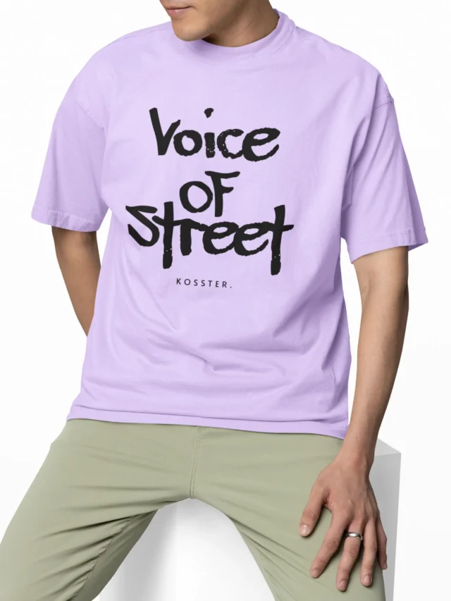 lavender oversized t-shirt