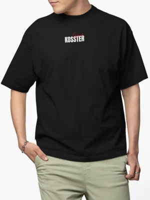 black oversized t-shirt