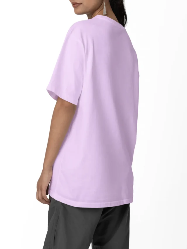 lavender oversized t shirt