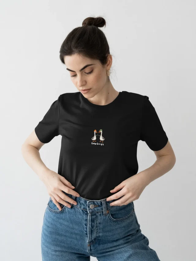 black t shirts women