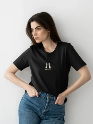 black t shirts women