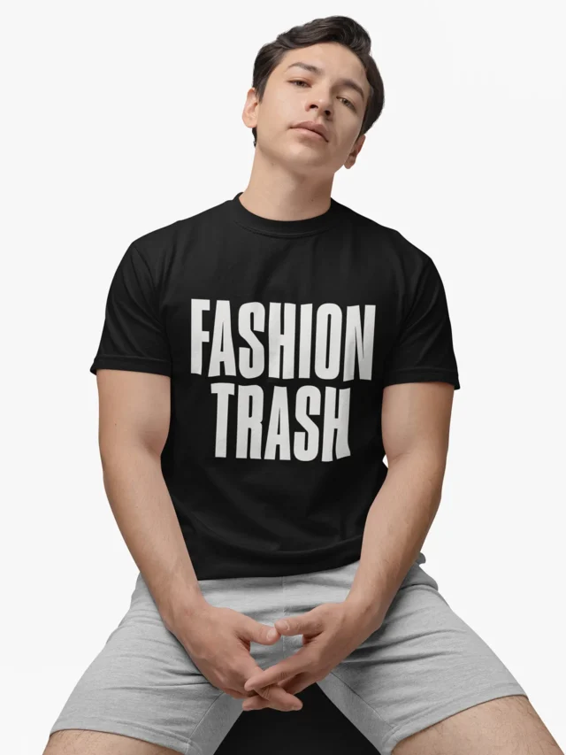 black t-shirt