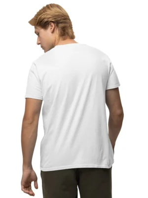 a man in a white shirt