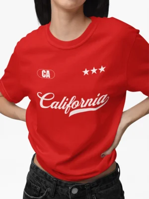 red t-shirt