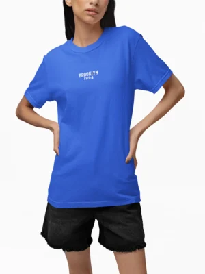 trendy blue t-shirt