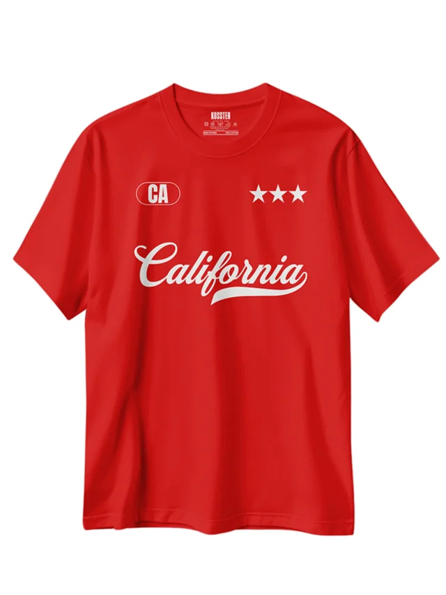 red t-shirt