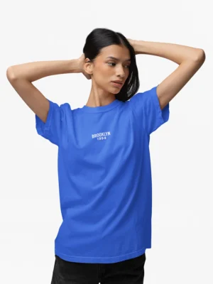 trendy blue t-shirt