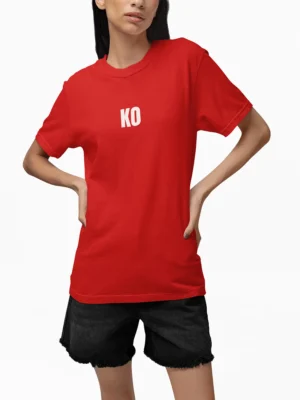 radiant red t-shirt