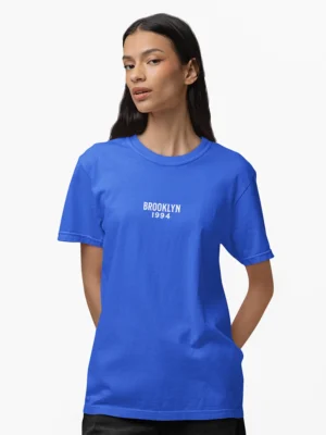 trendy blue t-shirt