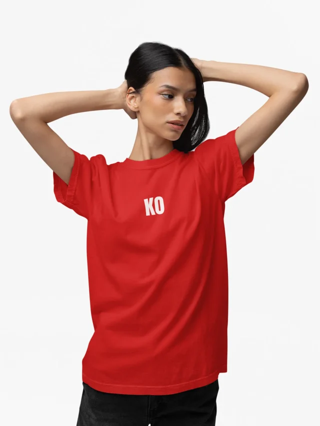 radiant red t-shirt