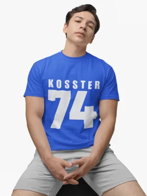 blue t-shirt