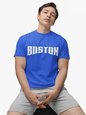 blue t-shirt