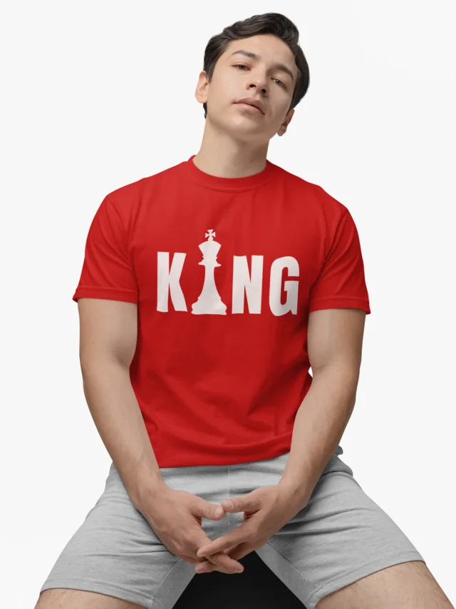 red t-shirt