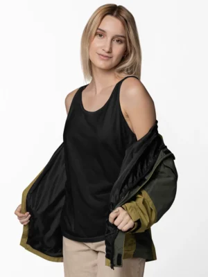 black tank top