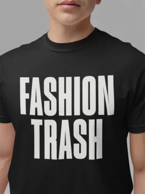 black t-shirt