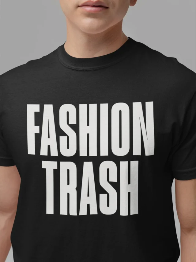 black t-shirt