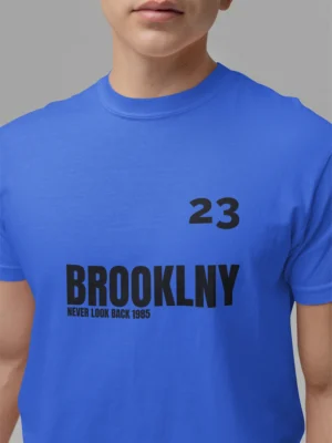 blue t-shirt