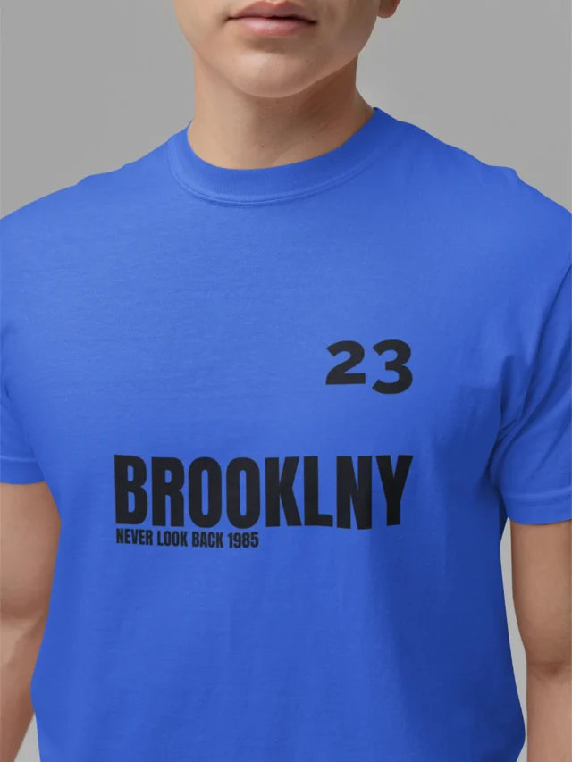 blue t-shirt
