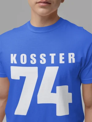 blue t-shirt
