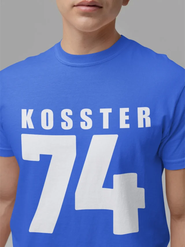 blue t-shirt