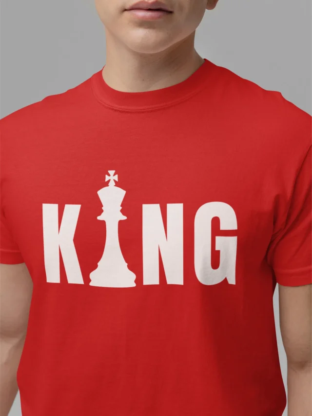 red t-shirt