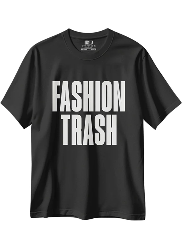 black t-shirt