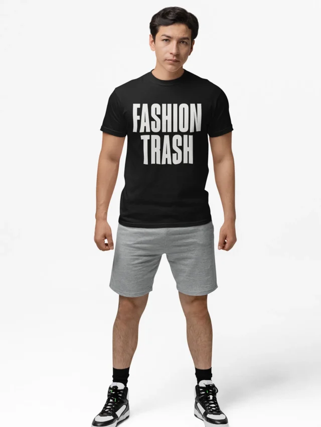 black t-shirt
