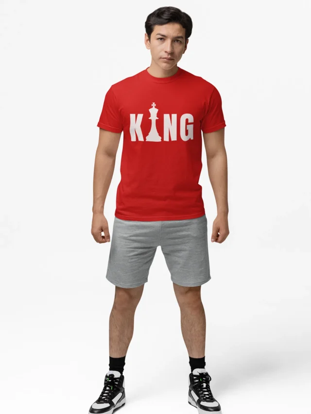 red t-shirt